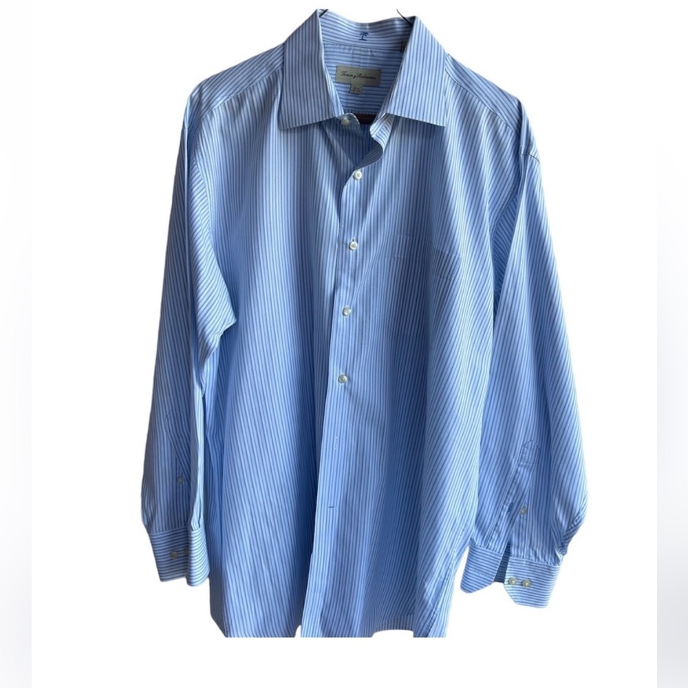 Tommy Bahama men's long sleeve blue shirt size 16 1/2